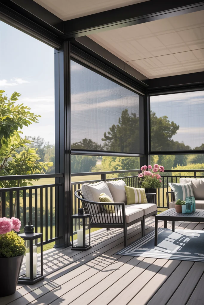 Rolling Outdoor Shades