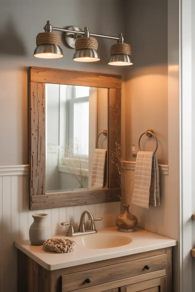 Rustic Mixes with Wood and Nickel