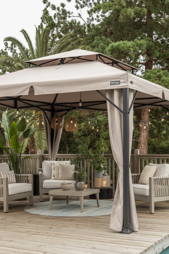 Shade Canopies with Steel Frames