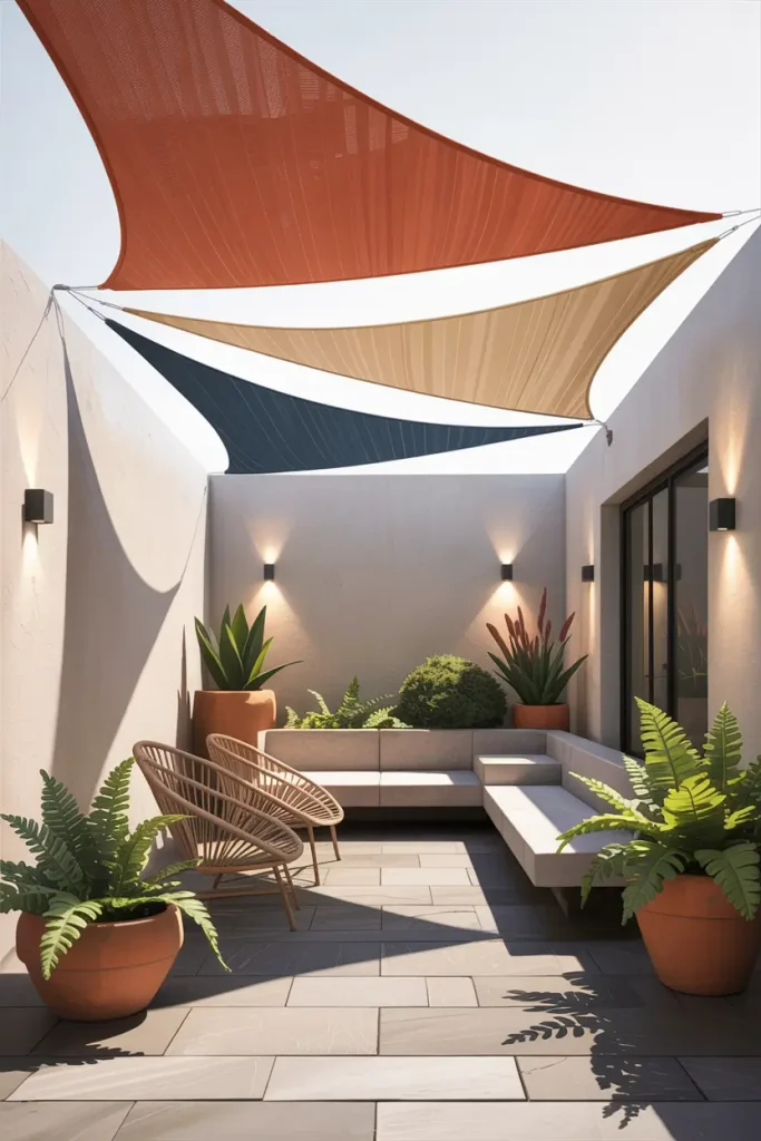 Shade Sails for Modern Protection
