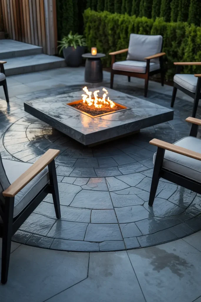 Stamped Concrete for a Fancy Finish