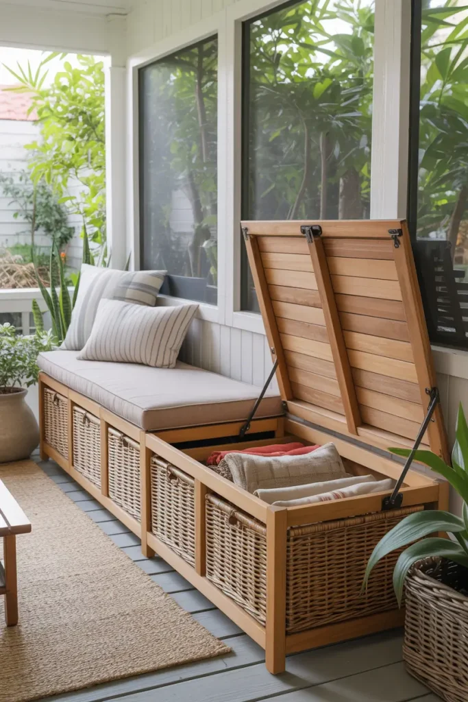 Storage Benches That Hide the Mess
