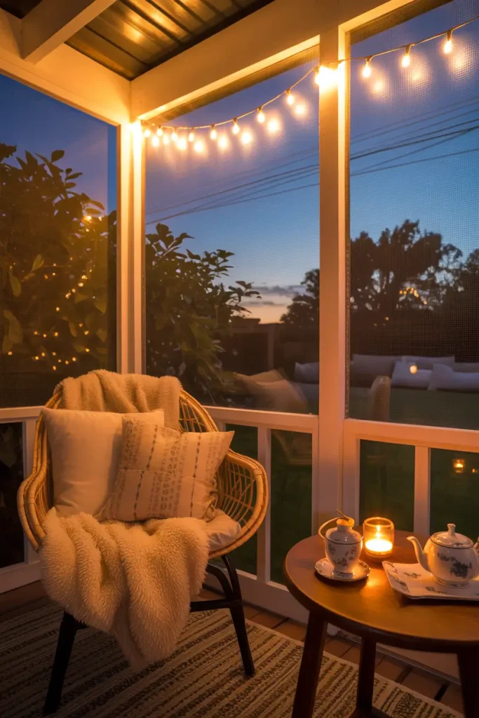 String Lights for Soft Evening Glow