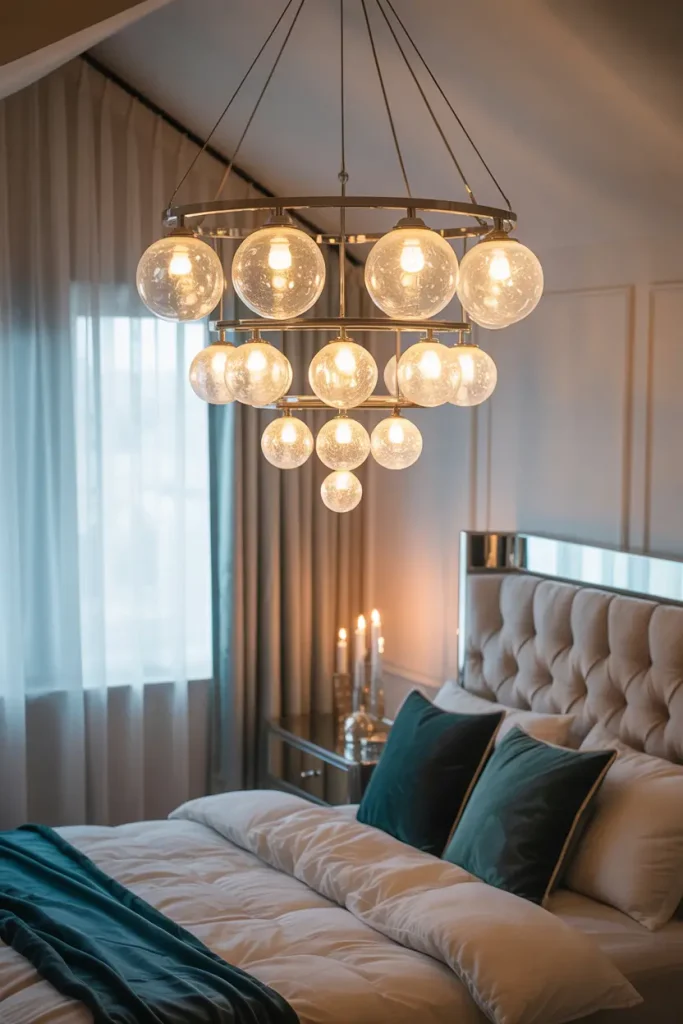 Tiered Globe Chandeliers