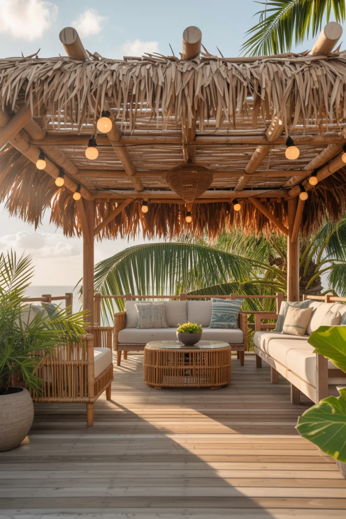 Tiki-Style Thatched Roofs