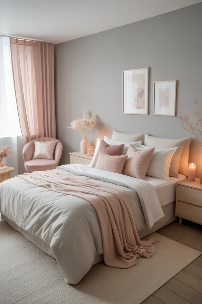 Try Blush Pink for a Soft Touch