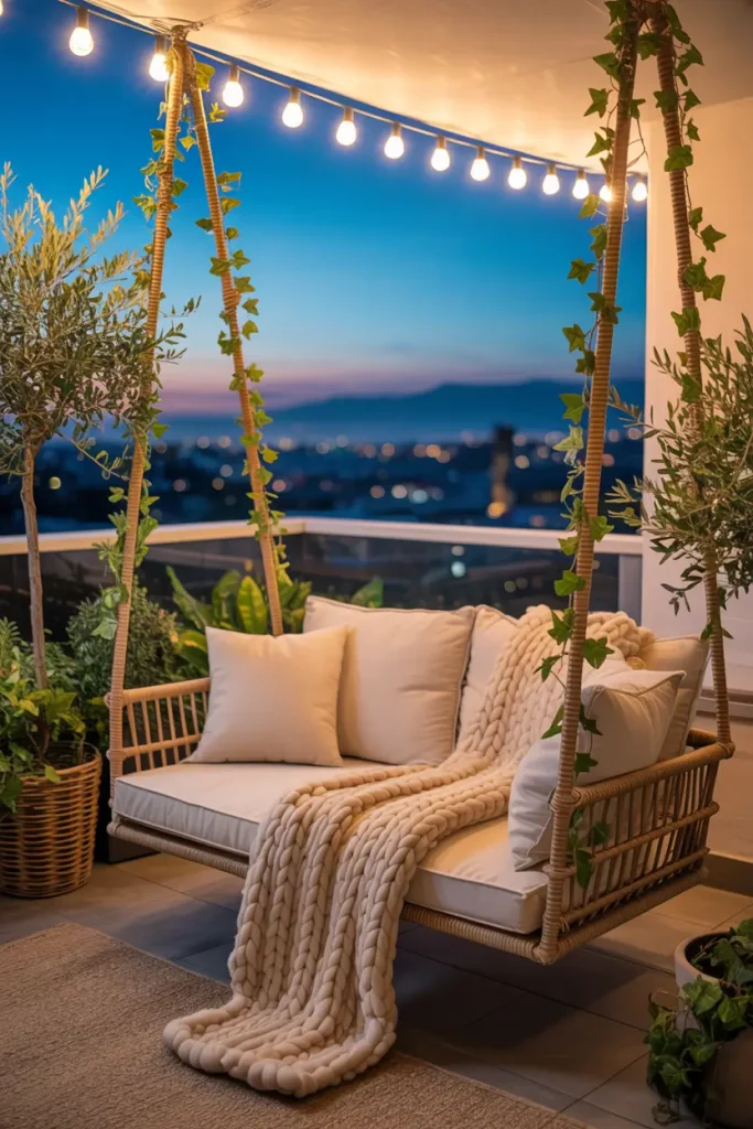 Try a Swing or Hanging Bench