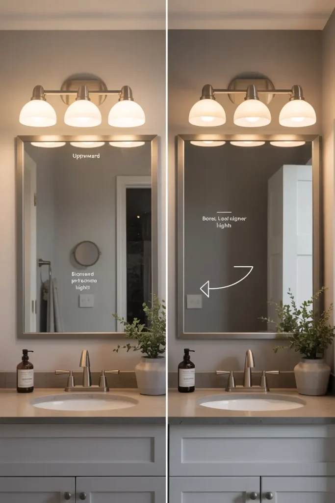 Upward or Downward Light—What’s Better?