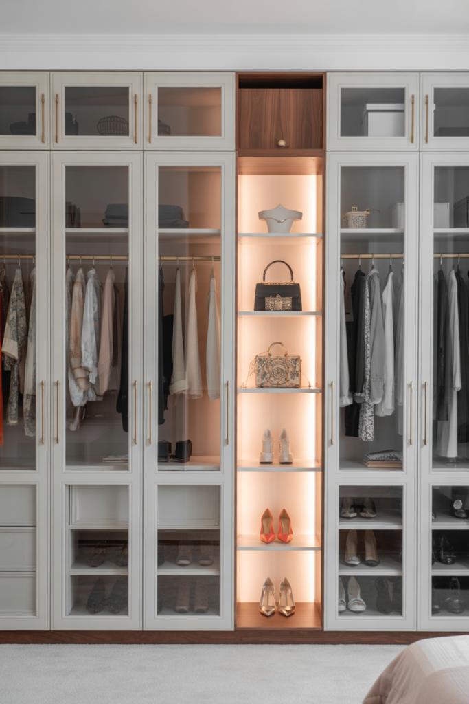 Use Glass Doors for a Polished Look