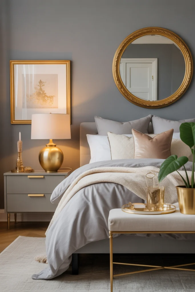 Use Gold Accents for Glamour