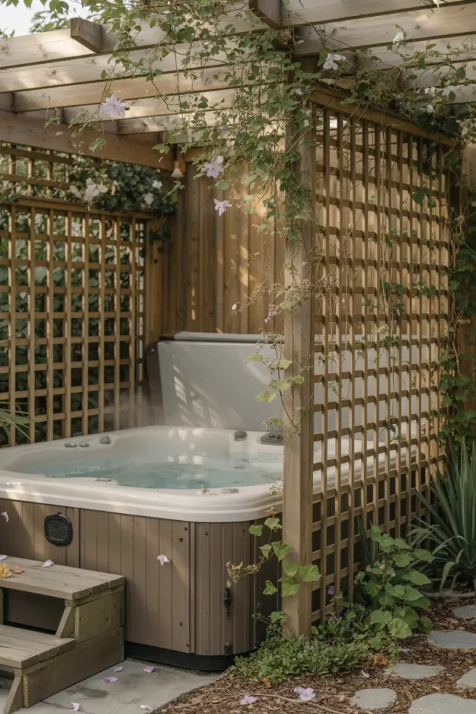 Use Lattice Panels with Climbing Plants