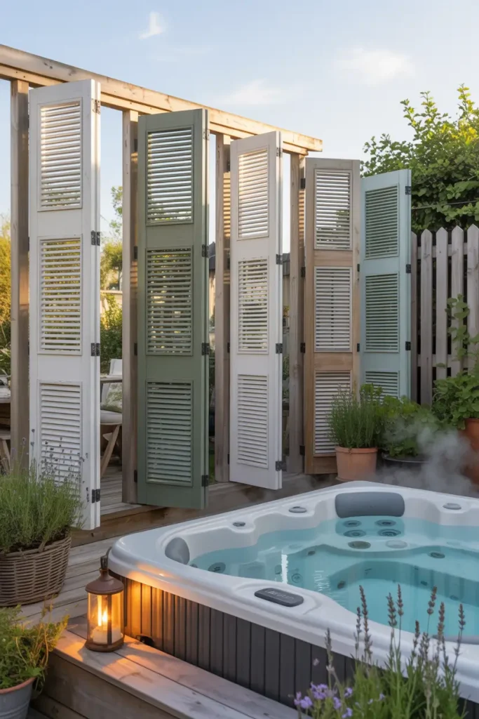 Use Outdoor Shutters for a Window-Like Feel