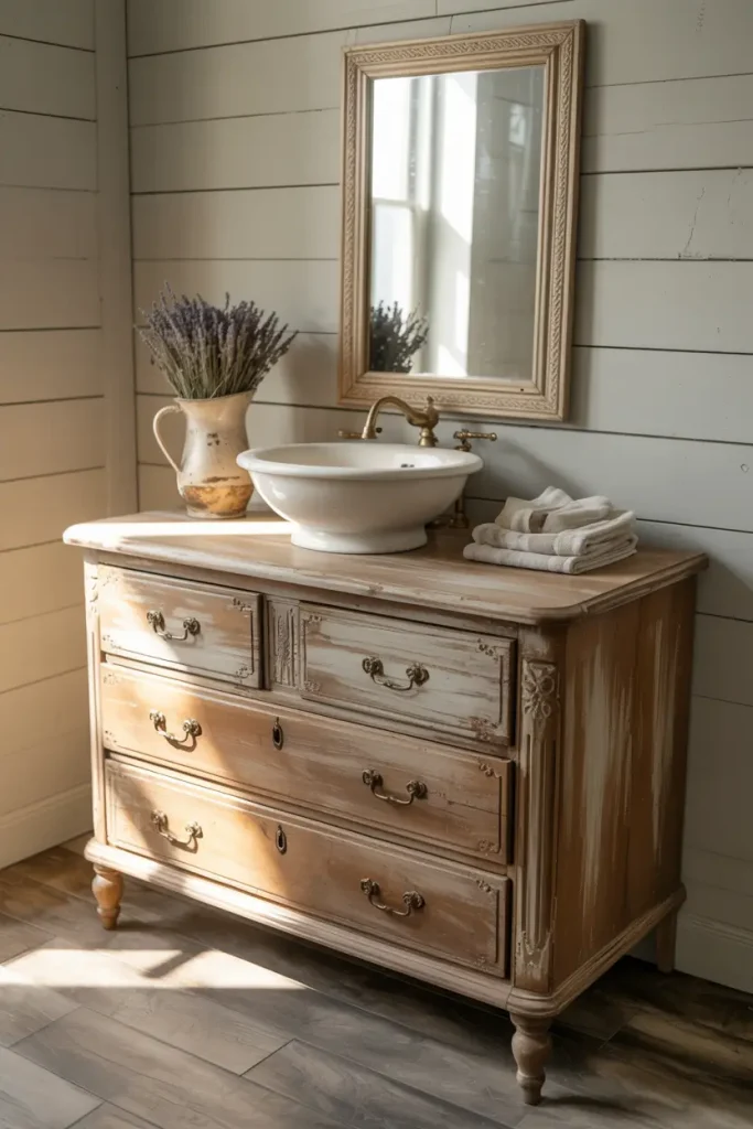 Use Recycled Furniture as Vanities