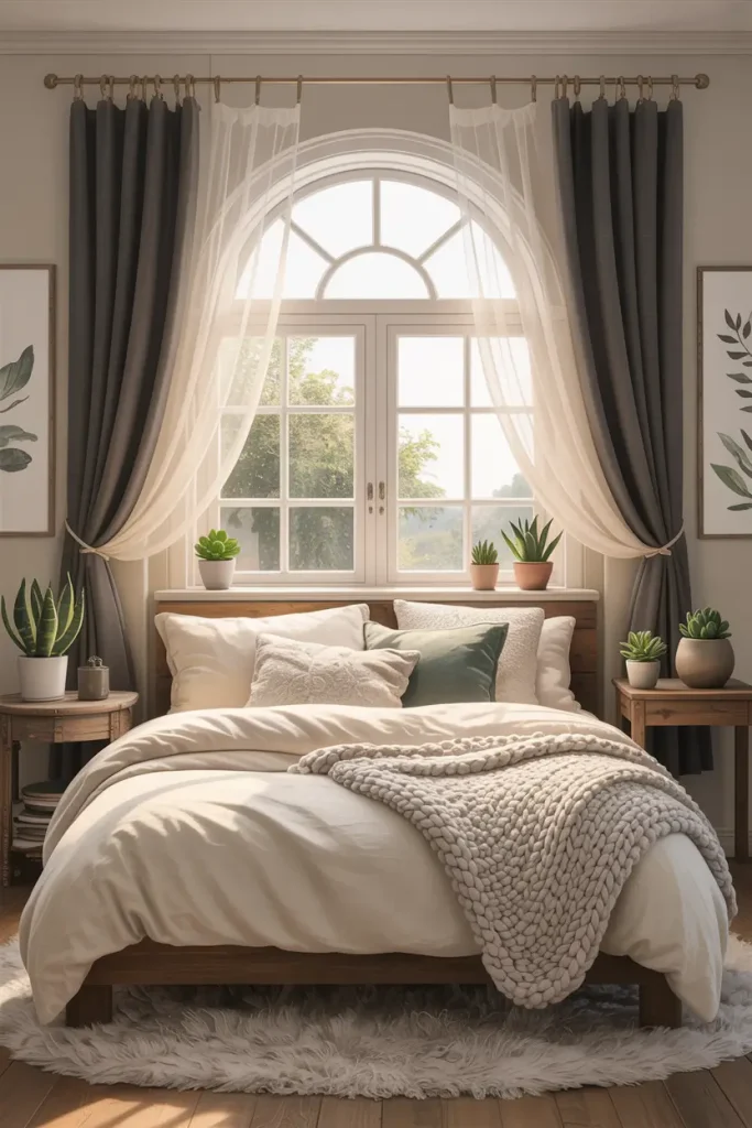 Use Sheer Curtains for Soft Light