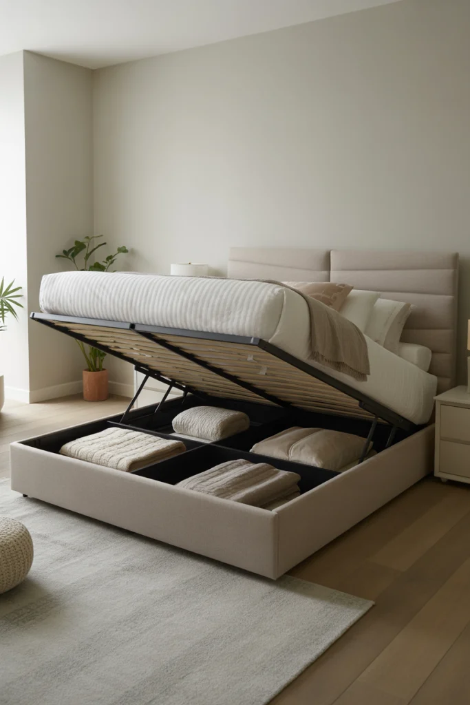 Use Storage King Beds to Keep the Room Tidy