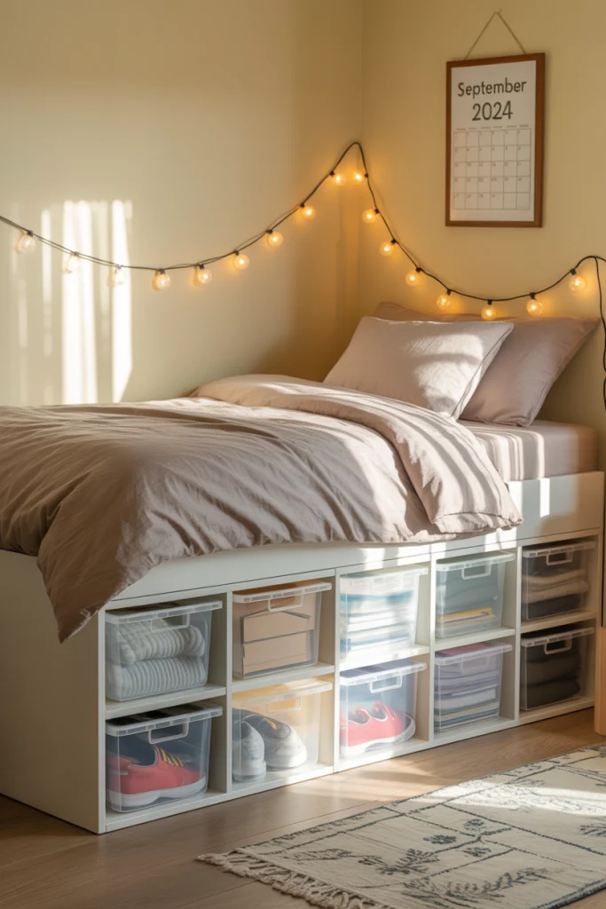 Use Under-Bed Storage for the Stuff You Don’t Use Daily