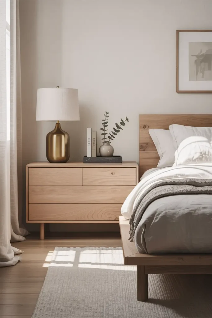 Use a Wide Dresser for a Platform Bed