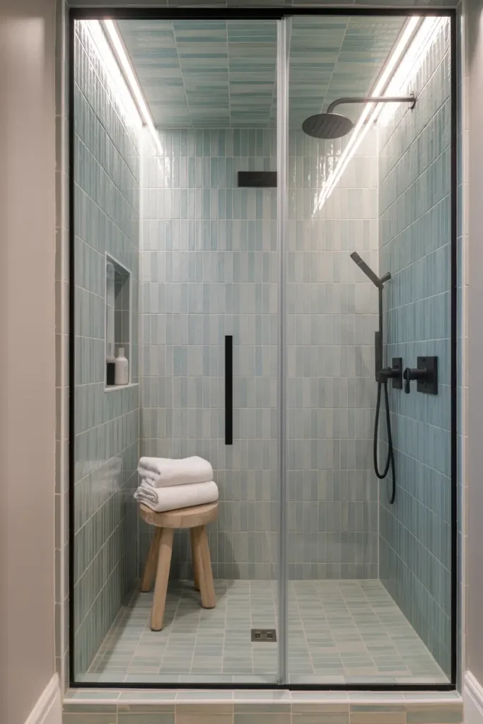 Vertical Stack Bond Tiles for Height