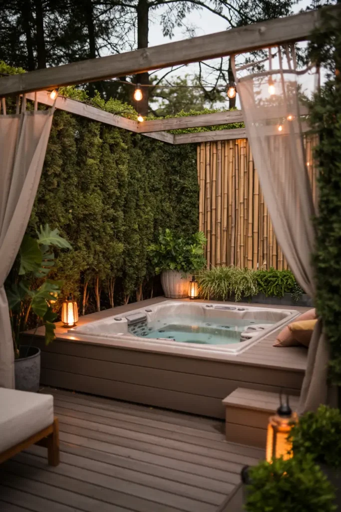 Why Privacy Matters for Hot Tub Spaces