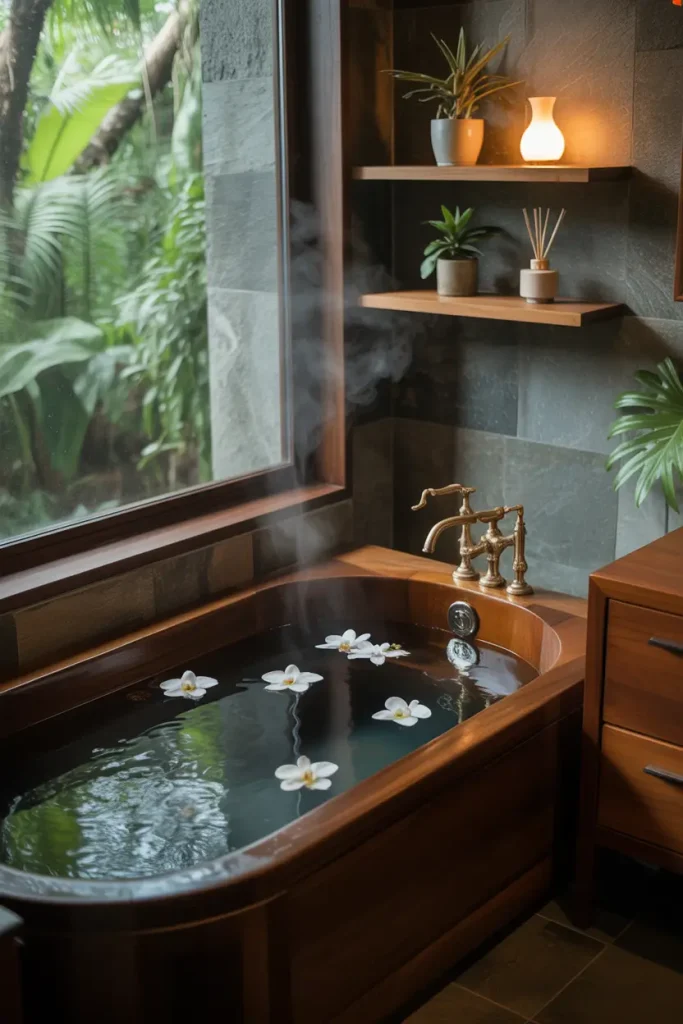 Wooden Accents for Warmth