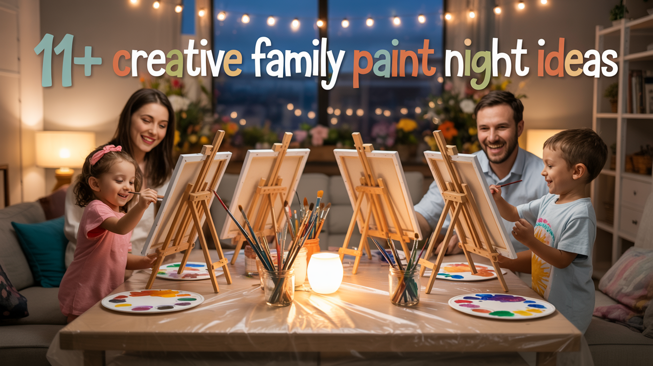 11+ Creative Family Paint Night Ideas
