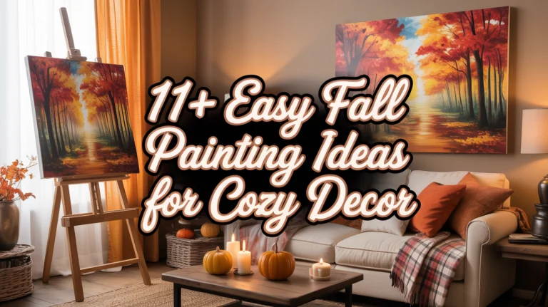 11+ Easy Fall Painting Ideas for Cozy Decor