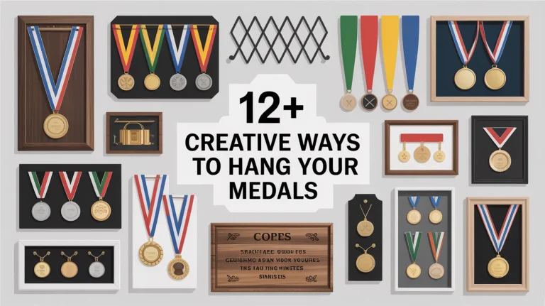 12+ Creative Ways to Hang Your Medals