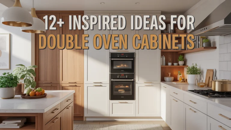 12+ Inspired Ideas for Double Oven Cabinets