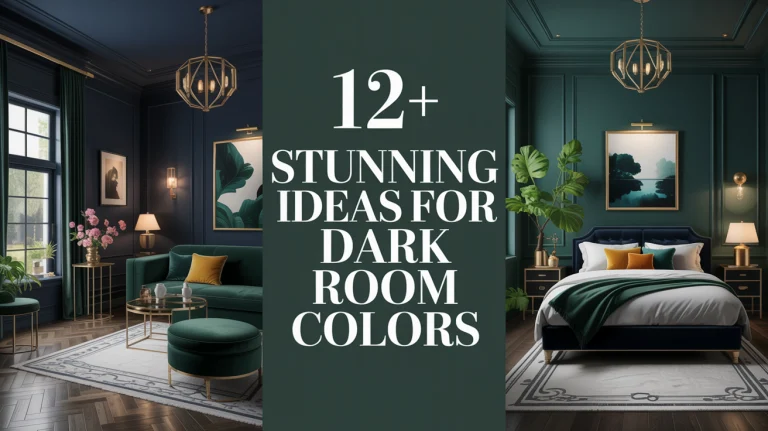 12+ Stunning Ideas for Dark Room Colors