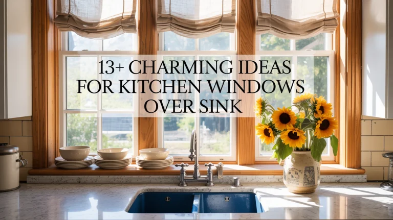 13+ Charming Ideas for Kitchen Windows Over Sink
