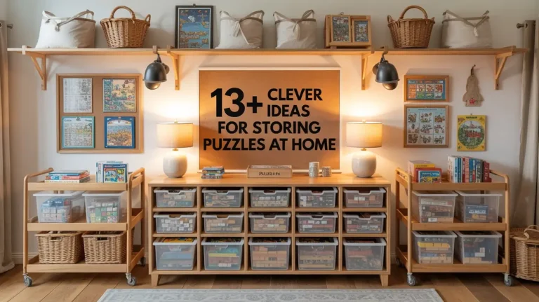 13+ Clever Ideas for Storing Puzzles at Home
