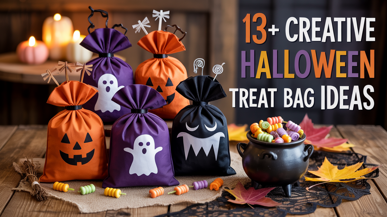 13+ Creative Halloween Treat Bag Ideas