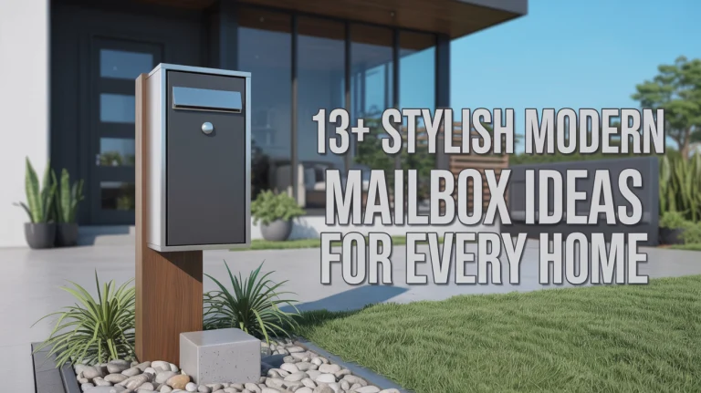 13+ Stylish Modern Mailbox Ideas for Every Home
