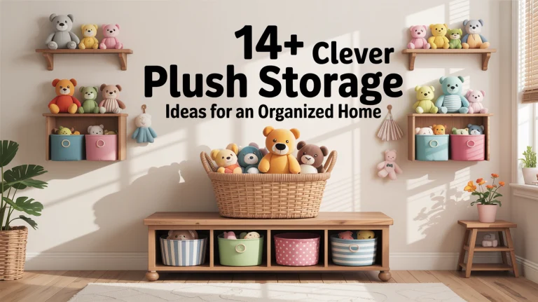 14+ Clever Plush Storage Ideas for an Organized Home
