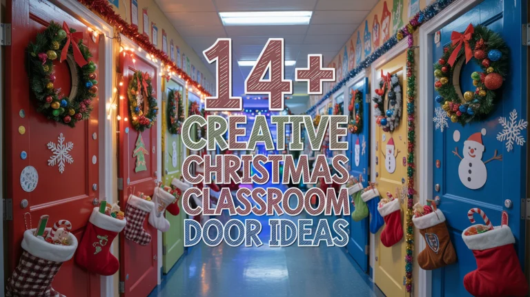 14+ Creative Christmas Classroom Door Ideas