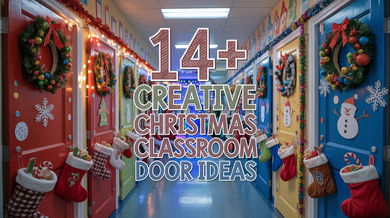 14+ Creative Christmas Classroom Door Ideas