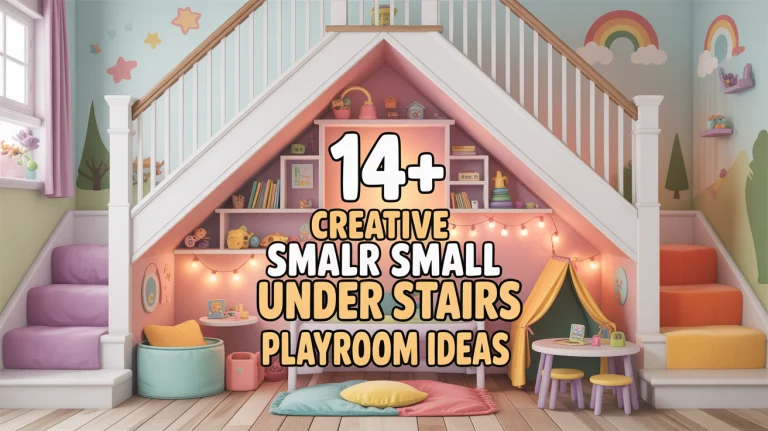 14+ Creative Small Under Stairs Playroom Ideas