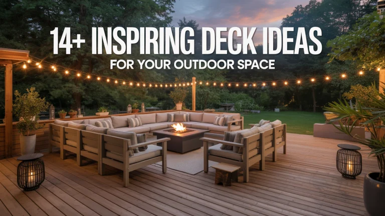 14+ Inspiring Deck Ideas for Your Outdoor Space