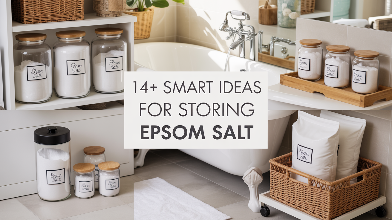 14+ Smart Ideas for Storing Epsom Salt