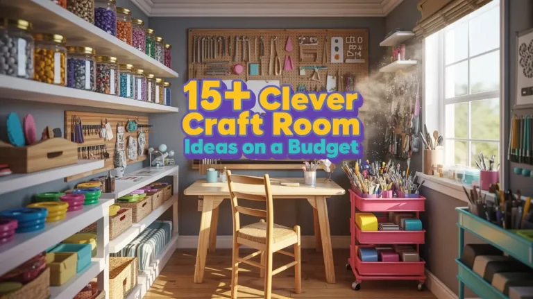 15+ Clever Craft Room Ideas on a Budget