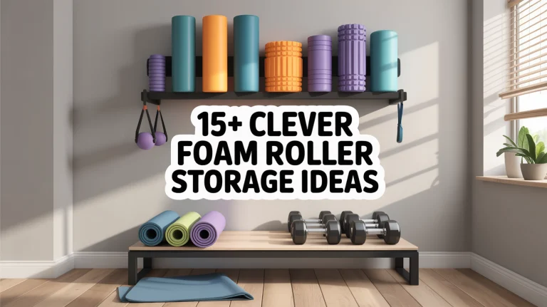 15+ Clever Foam Roller Storage Ideas