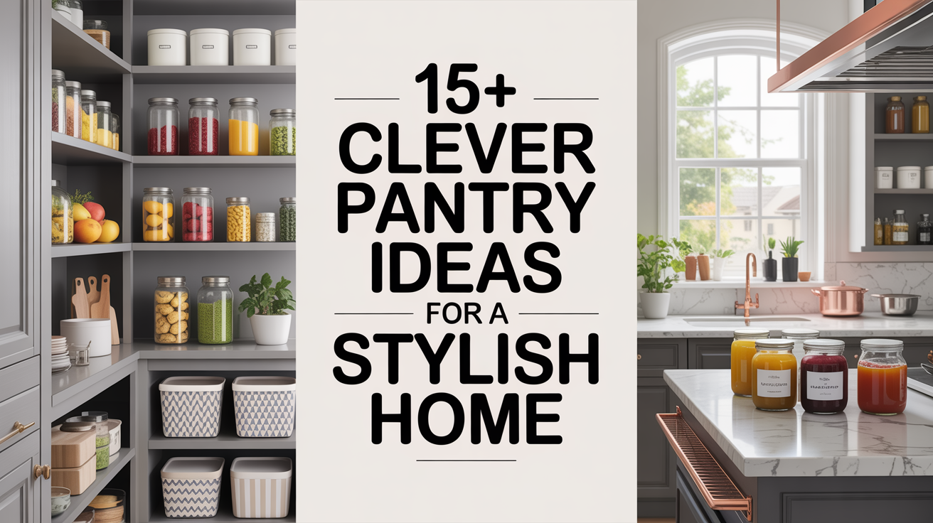 15+ Clever Pantry Ideas for a Stylish Home