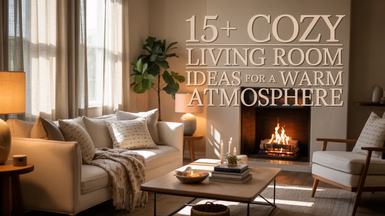 15+ Cozy Living Room Ideas for a Warm Atmosphere