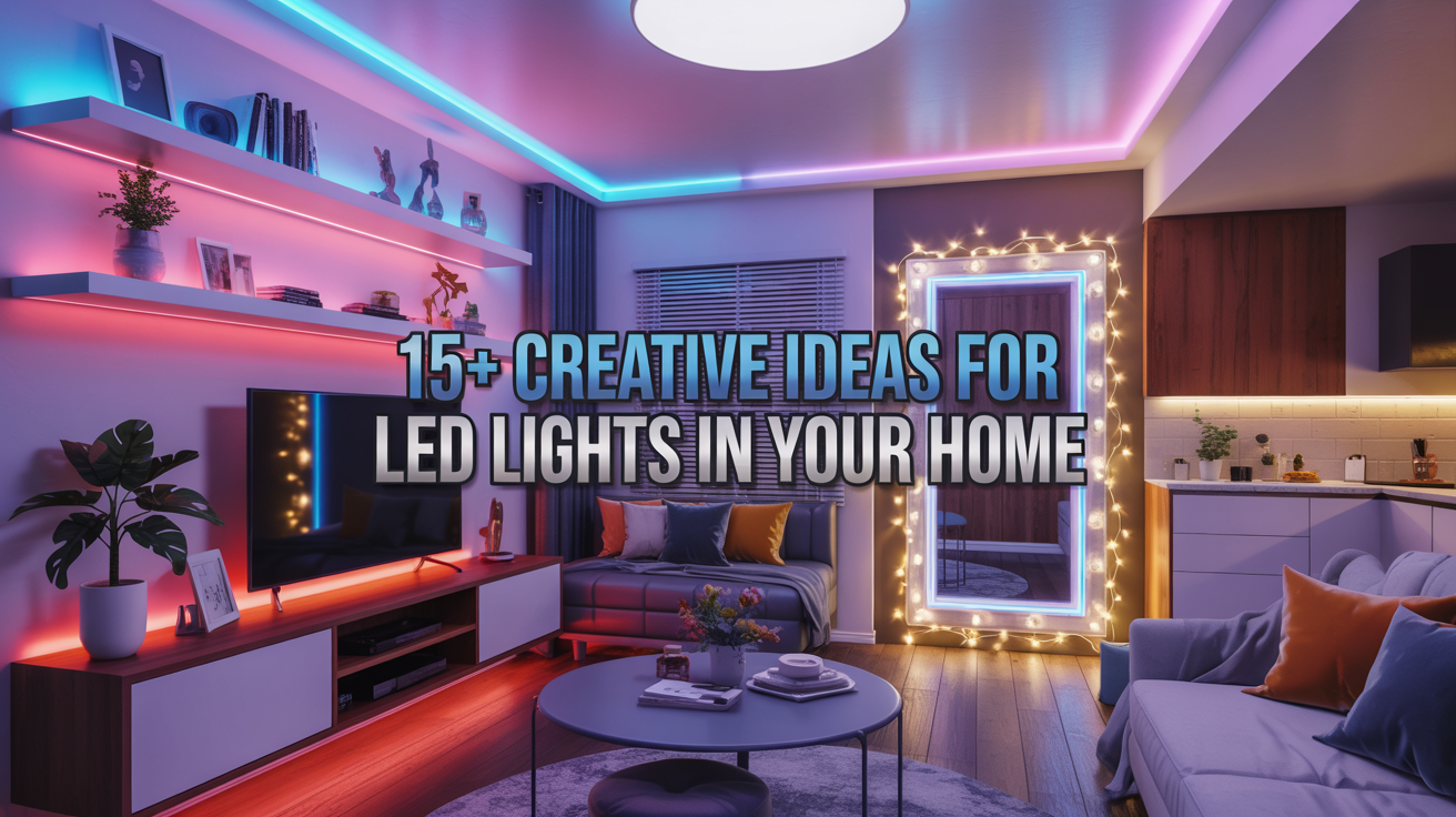 15+ Creative Ideas for LED Lights in Your Home