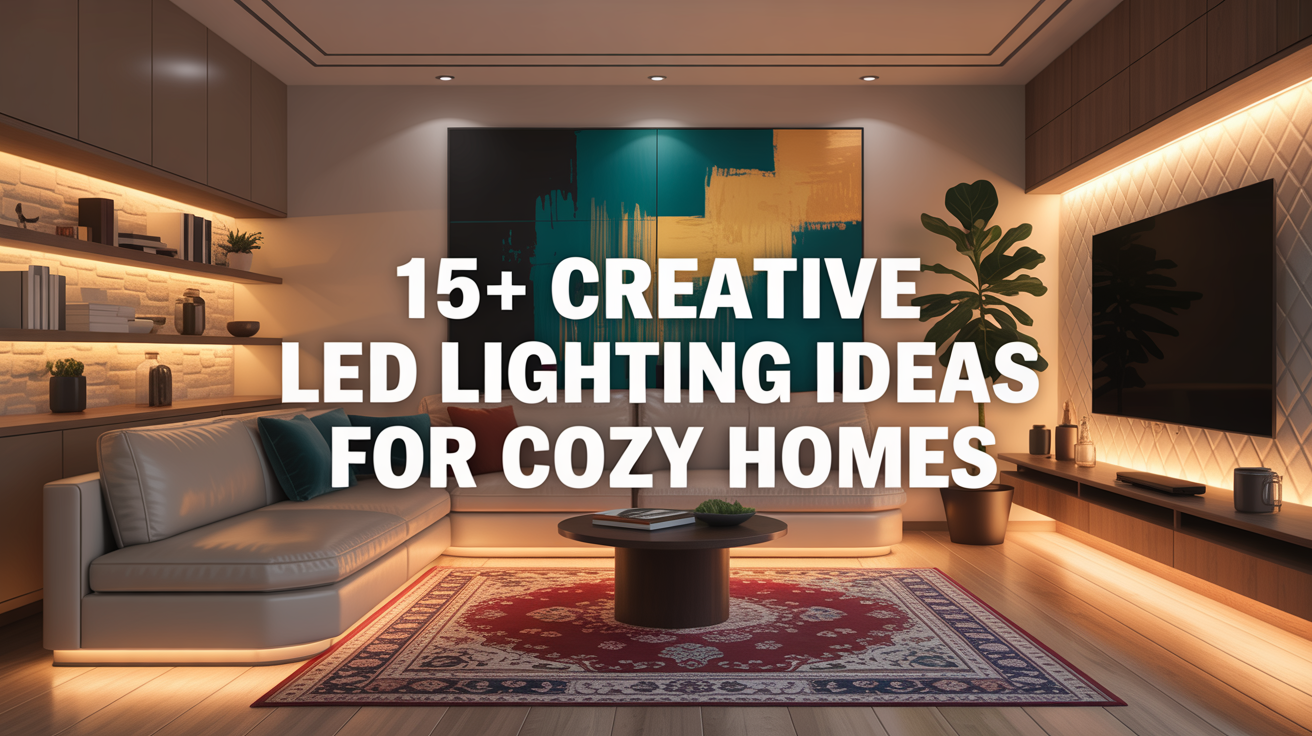 15+ Creative LED Lighting Ideas for Cozy Homes
