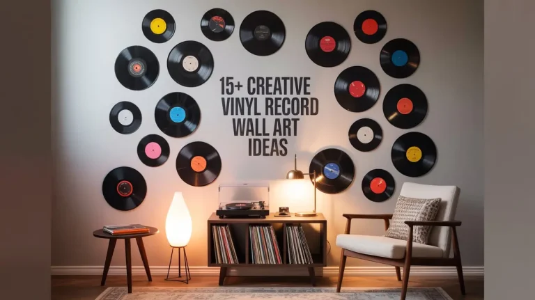 15+ Creative Vinyl Record Wall Art Ideas
