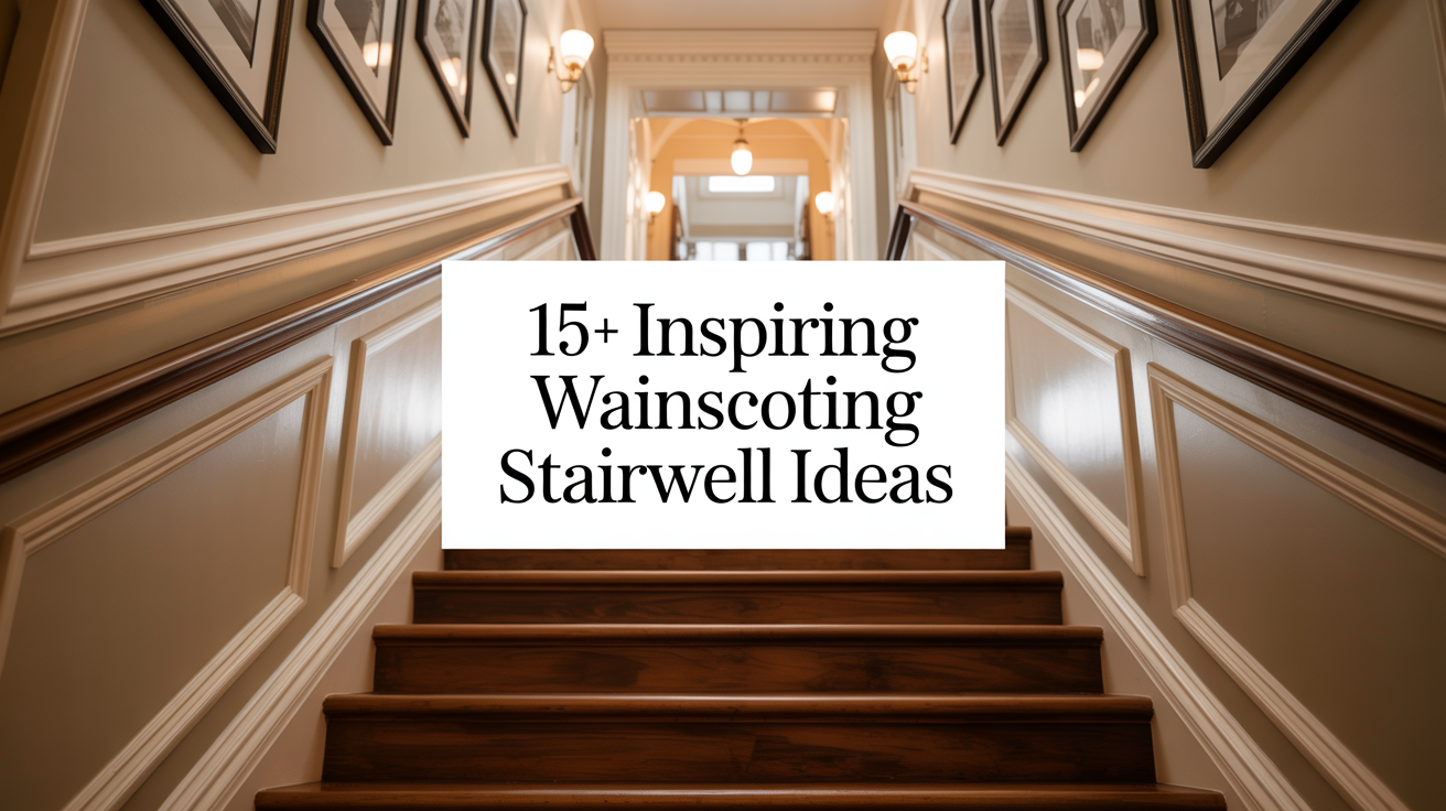 15+ Inspiring Wainscoting Stairwell Ideas