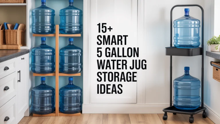 15+ Smart 5 Gallon Water Jug Storage Ideas