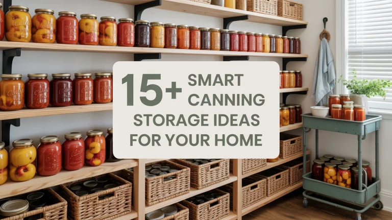 15+ Smart Canning Storage Ideas for Your Home
