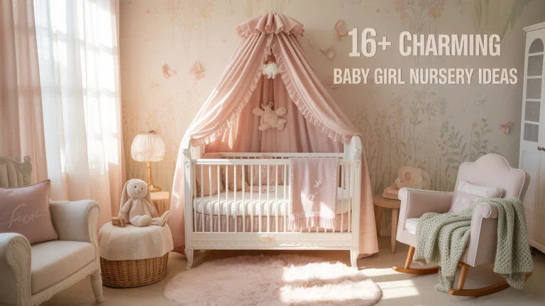 16+ Charming Baby Girl Nursery Ideas